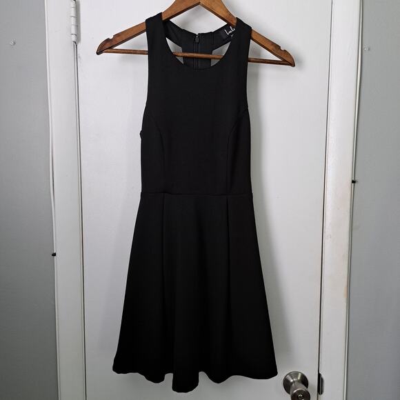 Lulus Cut Out and About Black Skater Dress Size XS - Picture 2 of 10